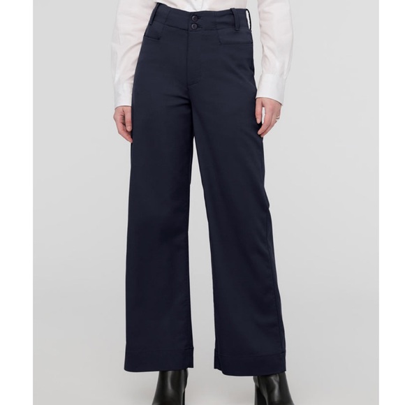 duer NuStretch High Rise Trouser - Navy - Picture 6 of 10